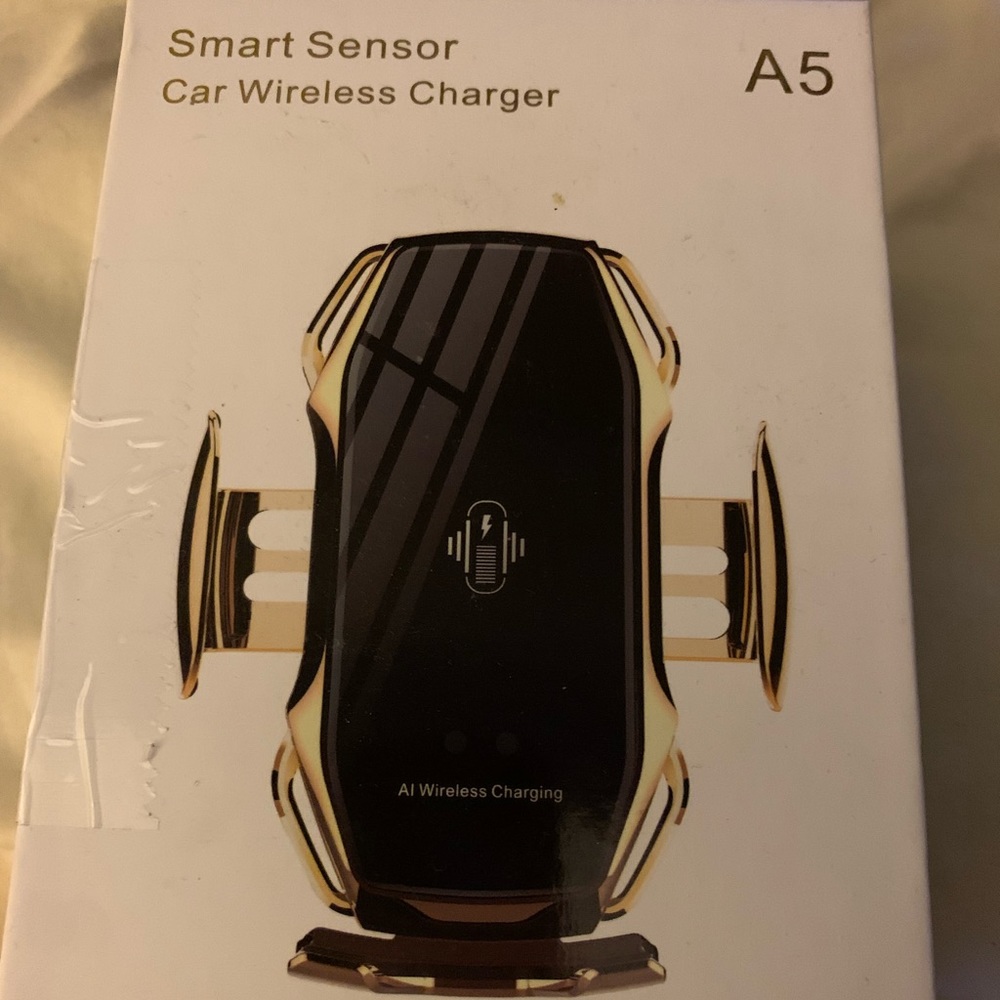 Wireless car phone charger